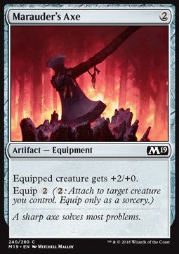 Marauder's Axe - Core 2019 (Common) [M19-240] Imagen principal del producto