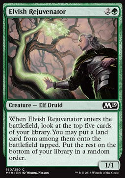 Elvish Rejuvenator - Core 2019 (Common) [M19-180]