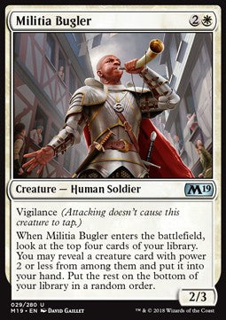 Militia Bugler - Core 2019 (Uncommon) [M19-29] Hover Image
