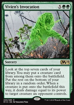 Vivien's Invocation - Core 2019 (Rare) [M19-209]