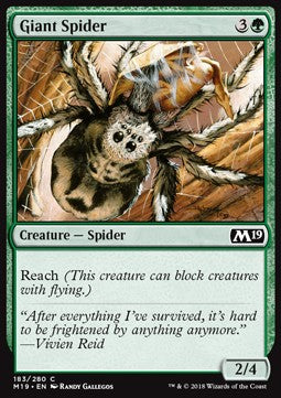 Giant Spider - Core 2019 (Common) [M19-183] Hover Image