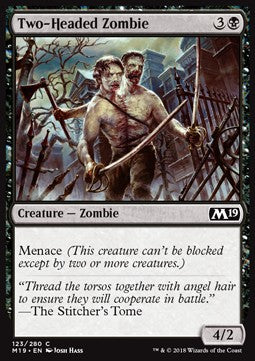 Two-Headed Zombie - Core 2019 (Common) [M19-123] Imagen principal del producto