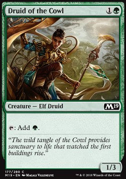 Druid of the Cowl - Core 2019 (Common) [M19-177] Hover Image