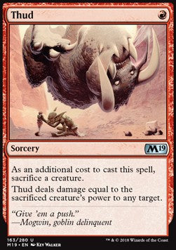 Thud - Core 2019 (Uncommon) [M19-163] Imagen principal del producto