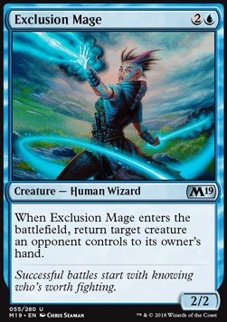 Exclusion Mage - Core 2019 (Uncommon) [M19-55] Image principale du produit