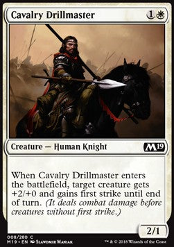 Cavalry Drillmaster - Core 2019 (Common) [M19-8]