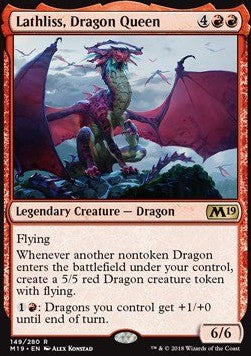 Lathliss, Dragon Queen - Core 2019 (Rare) [M19-149] Hover Image