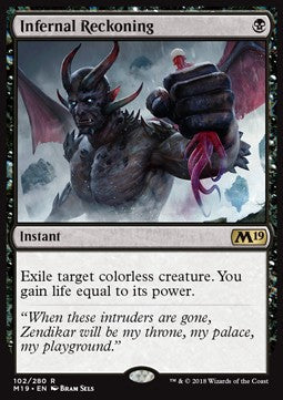 Infernal Reckoning - Core 2019 (Rare) [M19-102] Imagen principal del producto