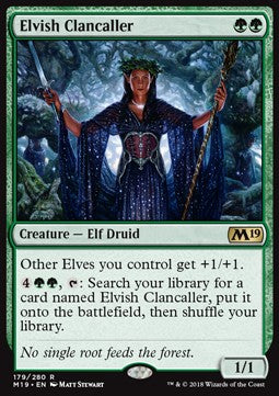 Elvish Clancaller - Core 2019 (Rare) [M19-179]