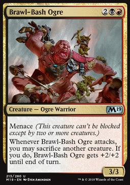 Brawl-Bash Ogre - Core 2019 (Uncommon) [M19-213] Hauptbild