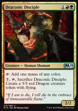 Draconic Disciple - Core 2019 (Uncommon) [M19-215] Imagen principal del producto