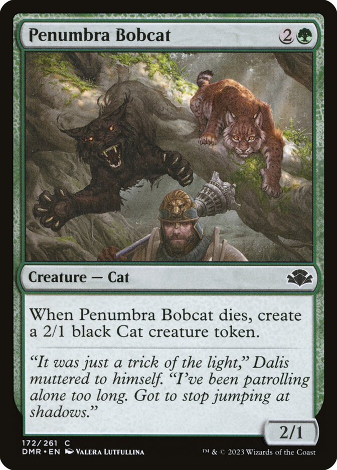 Penumbra Bobcat - Dominaria Remastered (Common) [DMR-172]