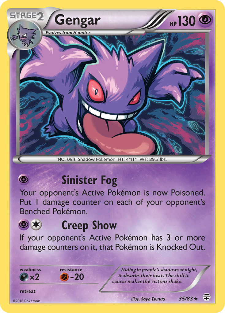 Gengar – Generations 35 – Pokémon TCG single card