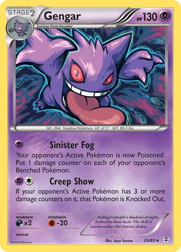 Gengar – Generations 35 – Pokémon TCG single card