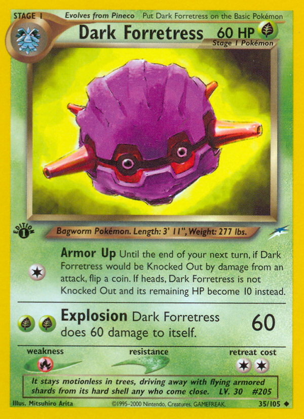 Dark Forretress – Neo Destiny 35 – Pokémon TCG single card Hoofdafbeelding