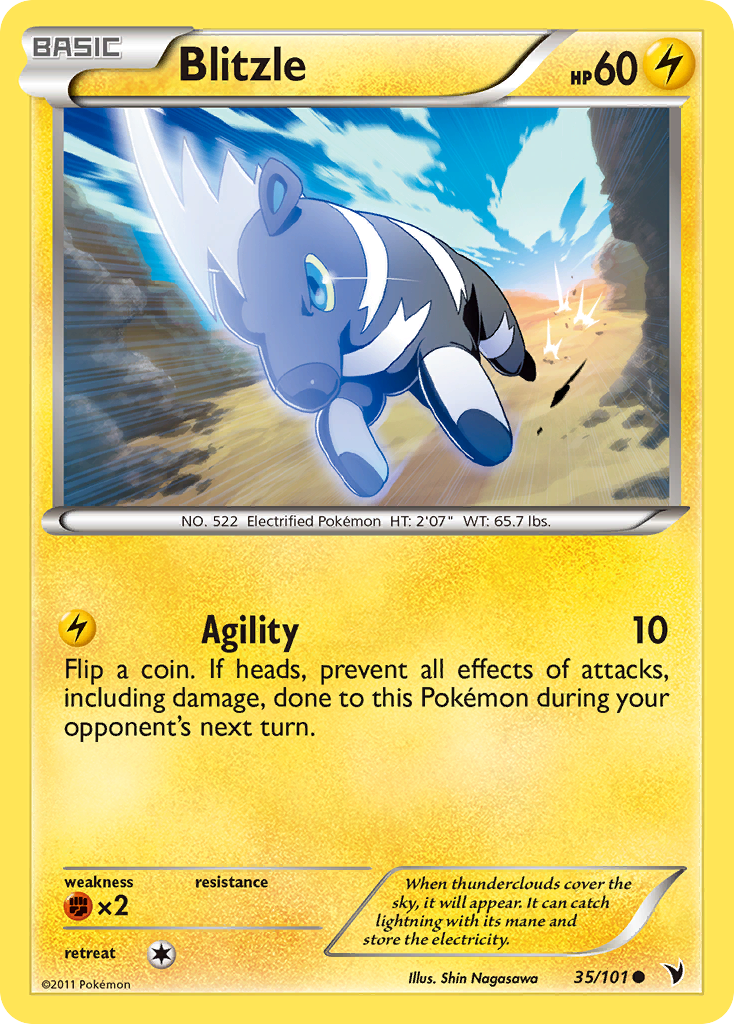 Blitzle – Noble Victories 35 – Pokémon TCG single card Hoofdafbeelding