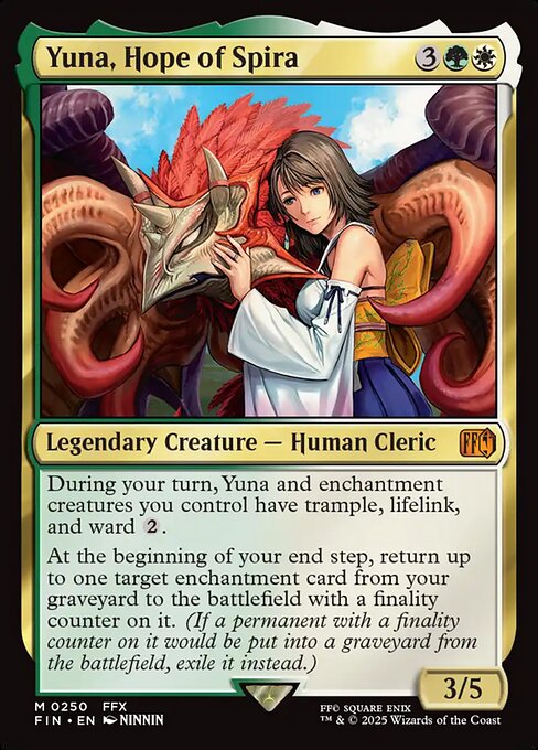 Yuna, Hope of Spira – Final Fantasy (FIN-250) Magic: The Gathering card | LC-REM-20260804-15568865755468-35b613ad-86f0-431b-af93-147d21041fde