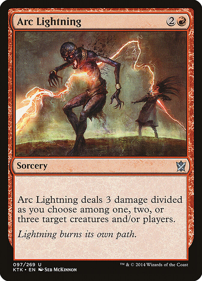Arc Lightning - Khans of Tarkir (Uncommon) [KTK-97] Hauptbild