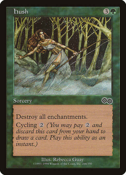 Hush – Urza's Saga (USG-266) Magic: The Gathering card | LC-REM-20260804-15935501369676-35f01c95-ce9e-4b45-9d15-a5d37100a5d8