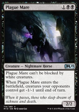 Plague Mare - Core 2019 (Uncommon) [M19-114] Hauptbild