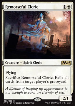 Remorseful Cleric - Core 2019 (Rare) [M19-33] Hover Image