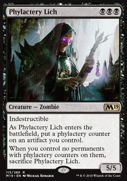 Phylactery Lich - Core 2019 (Rare) [M19-113] Hauptbild