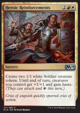 Heroic Reinforcements - Core 2019 (Uncommon) [M19-217] Image principale du produit