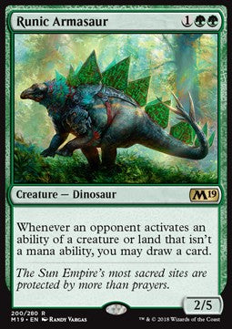 Runic Armasaur - Core 2019 (Rare) [M19-200] Image principale du produit