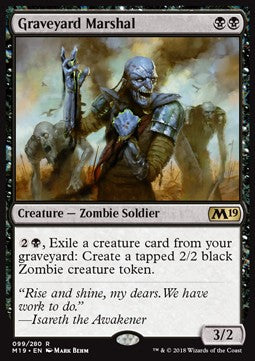 Graveyard Marshal - Core 2019 (Rare) [M19-99] Imagen principal del producto