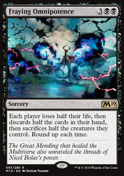 Fraying Omnipotence - Core 2019 (Rare) [M19-97]