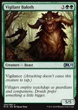 Vigilant Baloth - Core 2019 (Uncommon) [M19-206] Hover Image