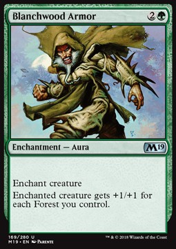 Blanchwood Armor - Core 2019 (Uncommon) [M19-169] Hauptbild