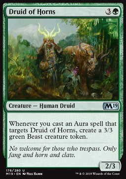 Druid of Horns - Core 2019 (Uncommon) [M19-176] Imagen principal del producto