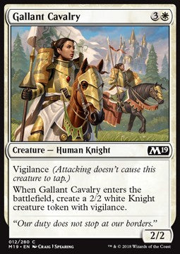 Gallant Cavalry - Core 2019 (Common) [M19-12] Hauptbild