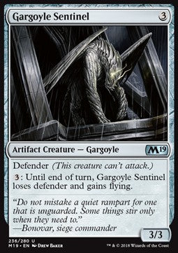 Gargoyle Sentinel - Core 2019 (Uncommon) [M19-236]