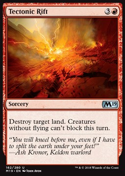 Tectonic Rift - Core 2019 (Uncommon) [M19-162]