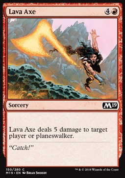 Lava Axe - Core 2019 (Common) [M19-150] Hoofdafbeelding