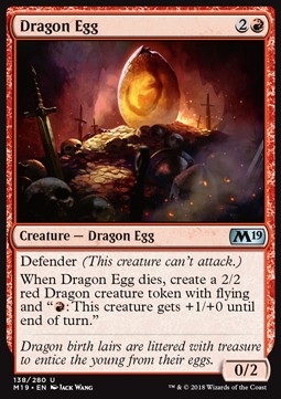 Dragon Egg - Core 2019 (Uncommon) [M19-138] Hover Image