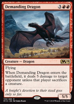 Demanding Dragon - Core 2019 (Rare) [M19-135] Image principale du produit