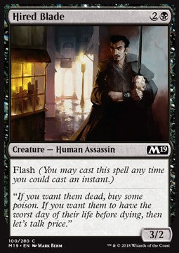 Hired Blade - Core 2019 (Common) [M19-100] Hoofdafbeelding