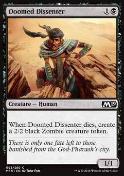 Doomed Dissenter - Core 2019 (Common) [M19-93] Hover Image