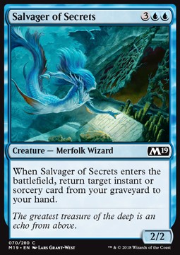 Salvager of Secrets - Core 2019 (Common) [M19-70]