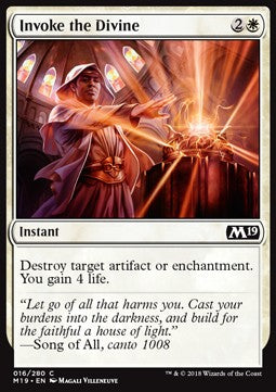 Invoke the Divine - Core 2019 (Common) [M19-16] Hauptbild