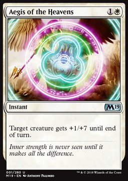 Aegis of the Heavens - Core 2019 (Uncommon) [M19-1] Hover Image