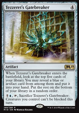 Tezzeret's Gatebreaker - Core 2019 (Rare) [M19-289] Imagen principal del producto