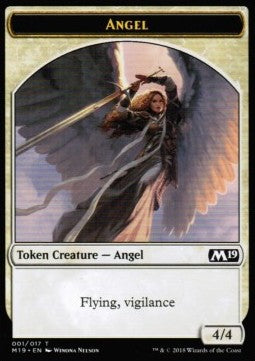 Angel Token (White 4/4 Vigilance) - Core 2019 (Token) [M19-T01] Hover Image