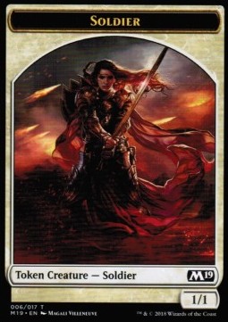 Soldier Token (White 1/1) - Core 2019 (Token) [M19-T06] Imagen principal del producto