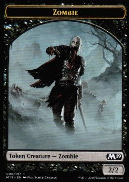 Zombie Token (Black 2/2) - Core 2019 (Token) [M19-T08] Imagen principal del producto