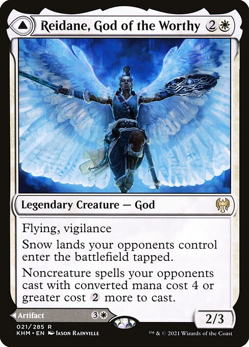 Reidane, God of the Worthy // Valkmira, Protector's Shield – Kaldheim (KHM-21) Magic: The Gathering card