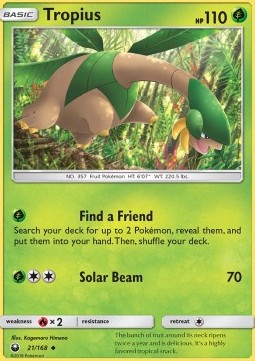 Tropius - Celestial Storm (Uncommon) [CES-21] Main image
